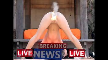 Gadis Tetangga Membungkuk Menggoda