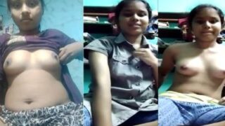 Wanita India Yang Bergairah Memamerkan Payudara Dan Lubang Intimnya Untuk Pacar