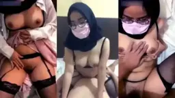 Jilbab Doy, Kacamata Item, Maskeran Tebel, Tapi Matanya Nakal Banget Ngajak Crot.