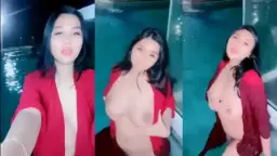 Miya Live Di Kolam Renang, Bikin Airnya Mendidih
