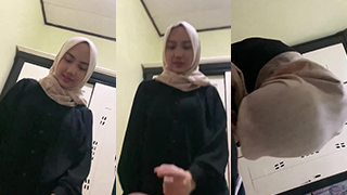 Hijab Miss Dv Kena Colmek Di Kost 2 Sambil Merem Melek