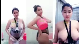 Wiwin Susu Besar Mandi, Kuyup Basah Bikin Greget
