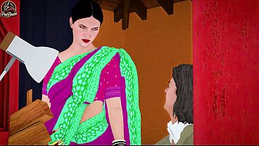 Bhabhi Desi Nakal, Ngintip Kontrakan Muda, Minta Digojlok Sampai Pingsan